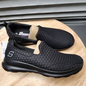 S Sport by Skechers Women’s Size 9.5 Slip-On Shoes – Black Memory Foam